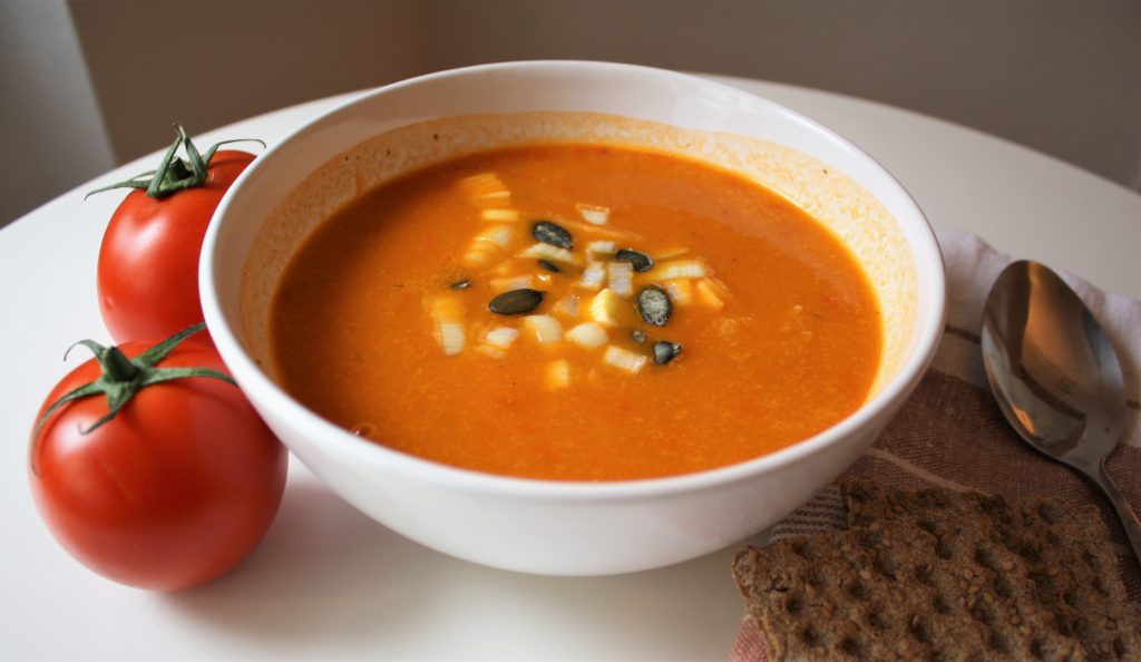 gazpacho tomato soup, myths about the vegan diet