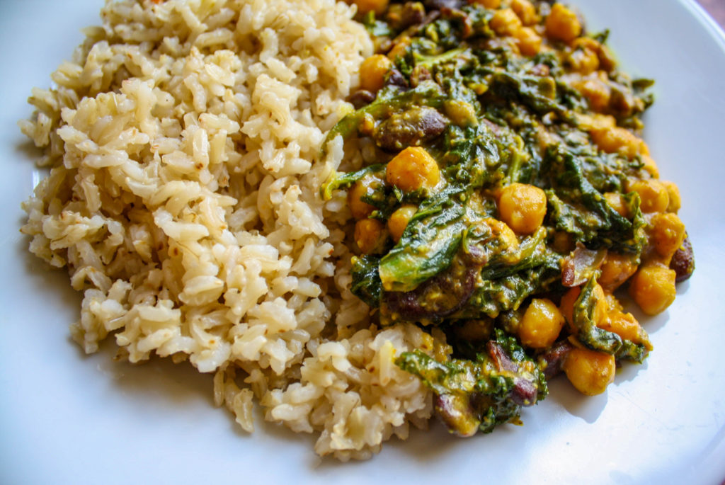 easy chickpea curry on a budget