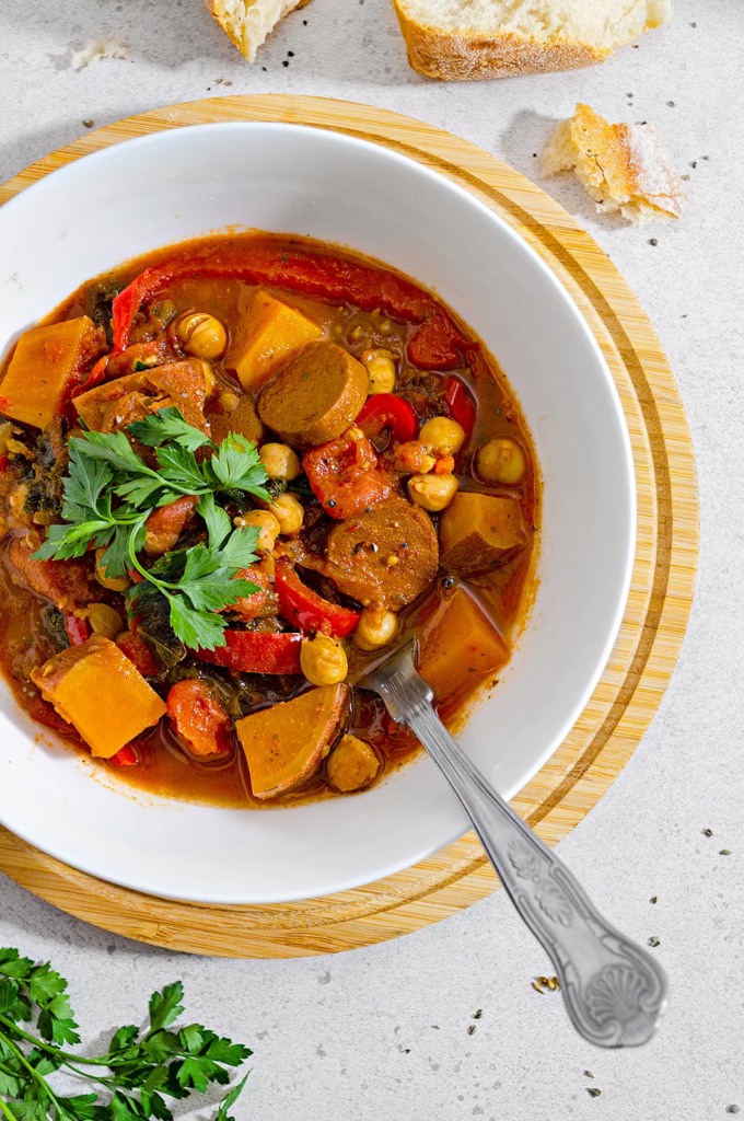 vegan chorizo stew